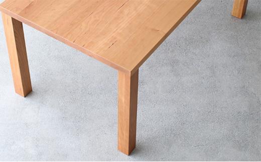 秋山木工 ダイニング テーブル W150×D85×H70cm ブラックチェリー 無垢 家具 木製 リビング シンプル おしゃれ 国産 ナチュラル