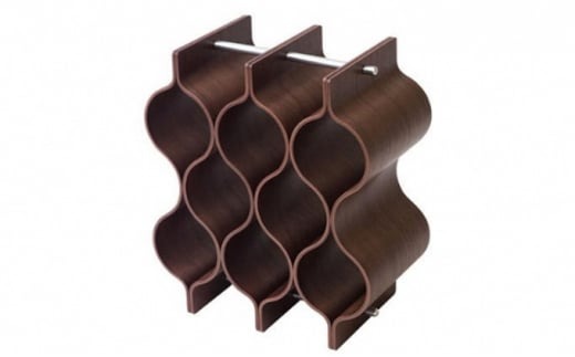 ワイン ラック 木製 サイトーウッド WR-103 ウォールナット インテリア 収納 おしゃれ ワインボトル ワインスタンド ワイン収納 シャンパン ホルダー ワインストレージ ワインギャラリー ワインディスプレイ