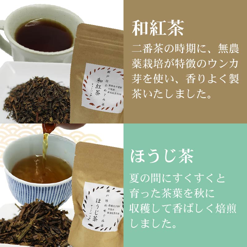春夏秋冬 5種セット ティーバッグ 茶葉 煎茶 釜炒り茶 春 夏 秋 冬 息吹 薫風 和紅茶 ほうじ茶 薪火三年番茶 浅蒸し茶 静岡県産 静岡茶 飲料 おちゃ 静岡県 藤枝市