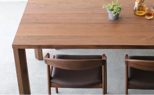 秋山木工 ダイニング テーブル W180×D90×H72cm ウォールナット ウォルナット 無垢 家具 木製 リビング シンプル おしゃれ 国産 ナチュラル
