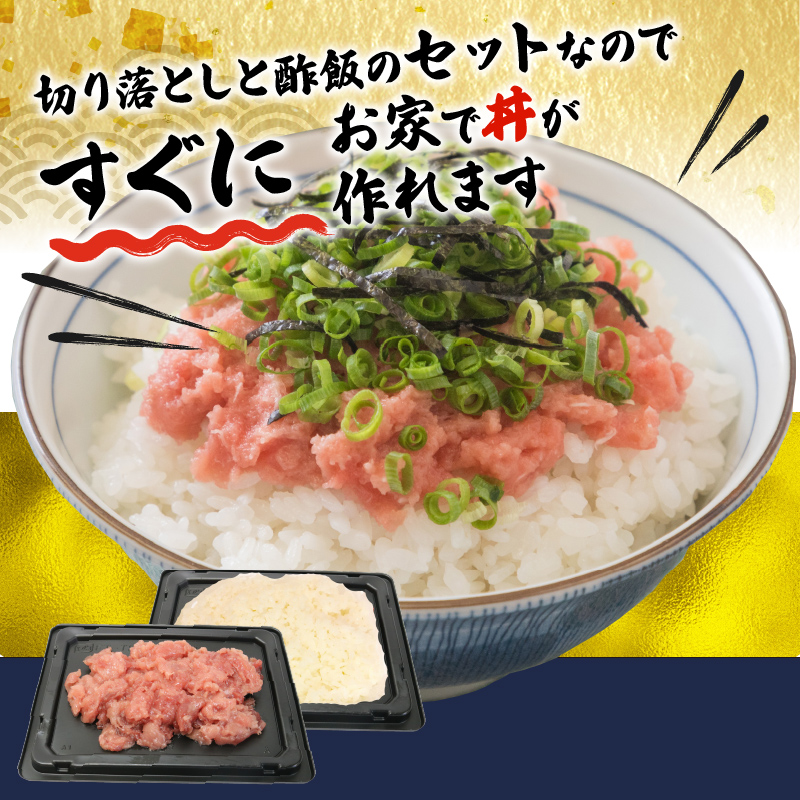 ミナミ マグロ 中トロ すき身 丼 セット 南鮪 南まぐろ ミナミマグロ まぐろ 鮪 ごはん ご飯 加納商店 静岡県 藤枝市