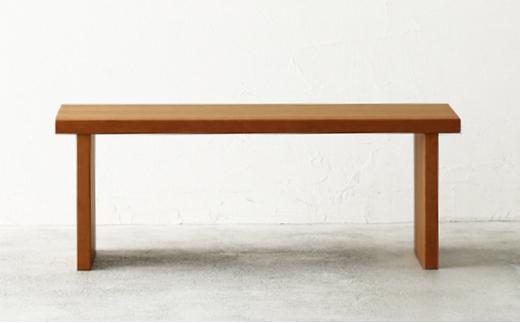 秋山木工 ベンチ W110×D40 ブラックチェリー 無垢 木材 チェア 椅子 家具 インテリア