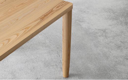 秋山木工 ダイニング テーブル W150×D80×H70cm ブラックアッシュ 無垢 家具 木製 リビング シンプル おしゃれ 国産 ナチュラル