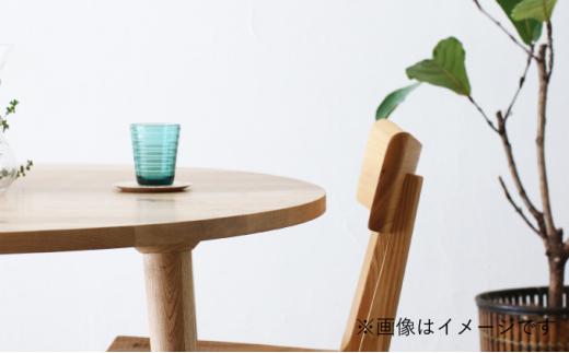 秋山木工 ダイニング ラウンド テーブル φ118×H70cm ナラ 無垢 家具 木製 リビング シンプル おしゃれ 国産 ナチュラル