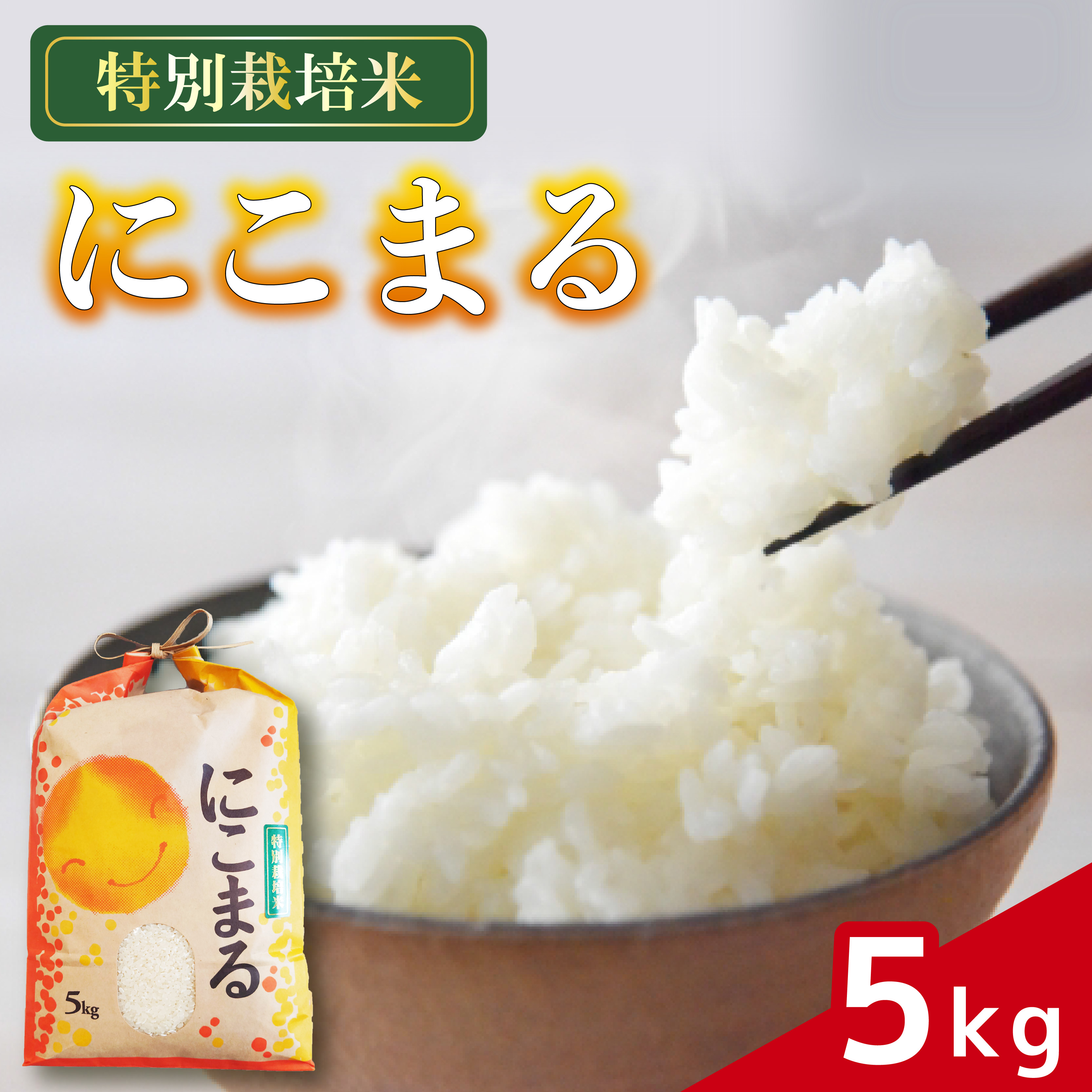 米 にこまる 5kg 農家直送 特別栽培米 精米 令和7年度産 お米 新生活 贈り物 人気米 ご飯 白米 コメ 贈答 静岡県 藤枝市