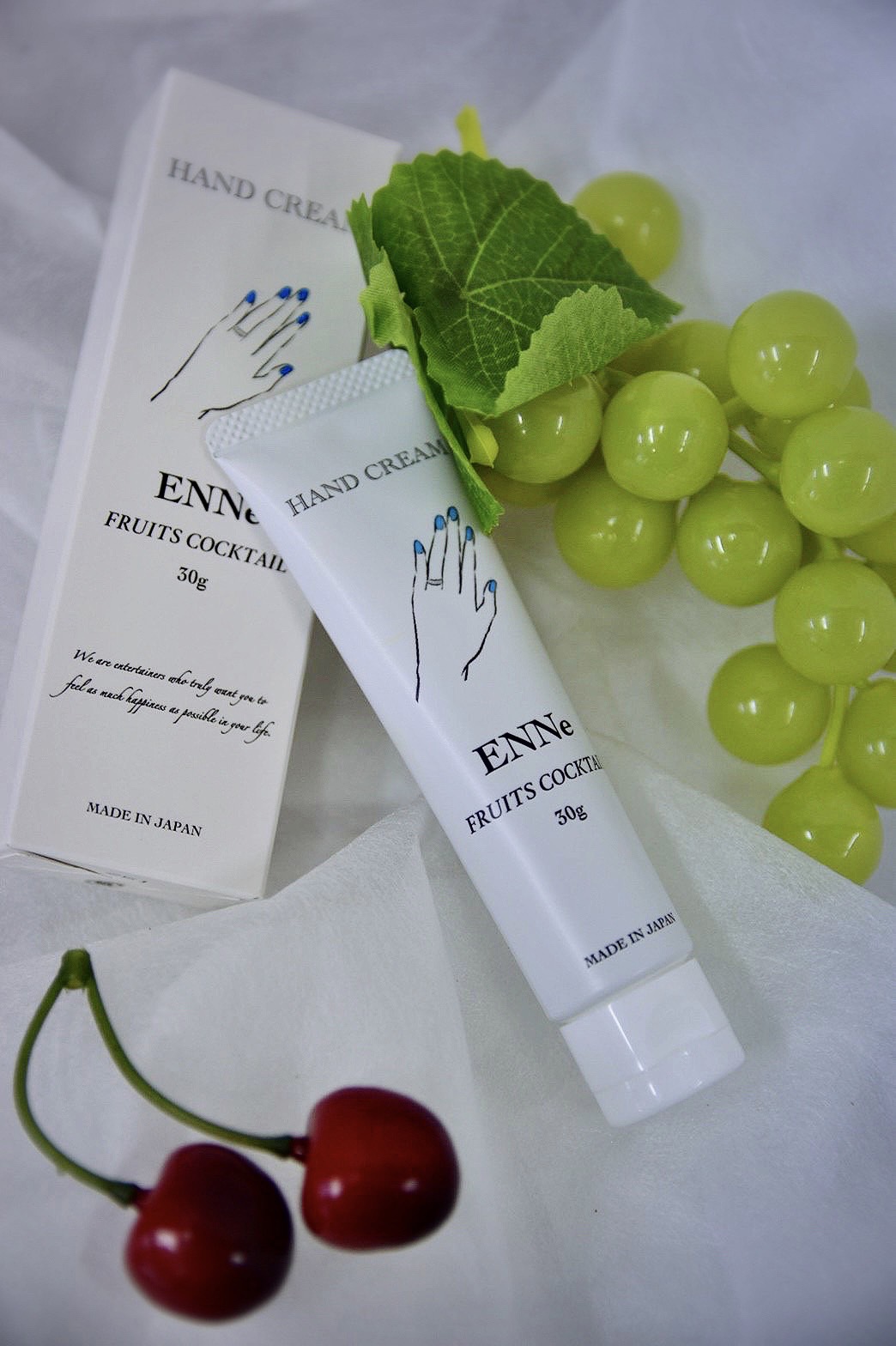 ENNe ハンドクリーム 2本セット FRUITS COCKTAIL WHITE FRAGRANCE の香り 美容 ハンドケア サロン 保湿 しっとり ベタつかない 乾燥 国産 ギフト プレゼント 贈答用 静岡県 藤枝市