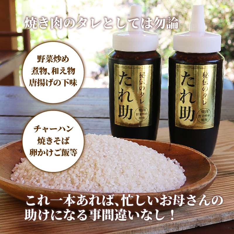 焼き肉のタレ たれ助 2本 焼肉 タレ たれ 調味料 BBQ バーベキュー アウトドア 万能 かくし味 静岡県 藤枝市