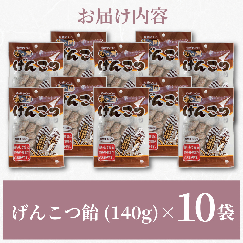 飴 げんこつ飴 10袋 あめ アメ おかし お菓子 おやつ 静岡県 藤枝市 甘信堂製菓