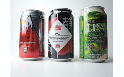 1769御殿場クラフトビール3社3種類×8本セット　リパブリュー69IPA・DHCビールセッションIPA・高原ビールピルス350ml缶24本セット（3種類×8本）◇ ｜ お酒 地ビール クラフトビール