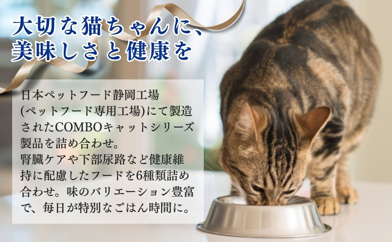 キャットフード コンボ 6種類 お試し セット 日本ペットフード 猫 ドライ フード 小分け おやつ 猫餌 猫の餌 餌 猫のおやつ 猫用おやつ ネコおやつ ドライフード キャット 猫ケア用品 猫用品 毛玉 毛玉ケア 口臭ケア 腎臓 尿路 下部尿路 猫用