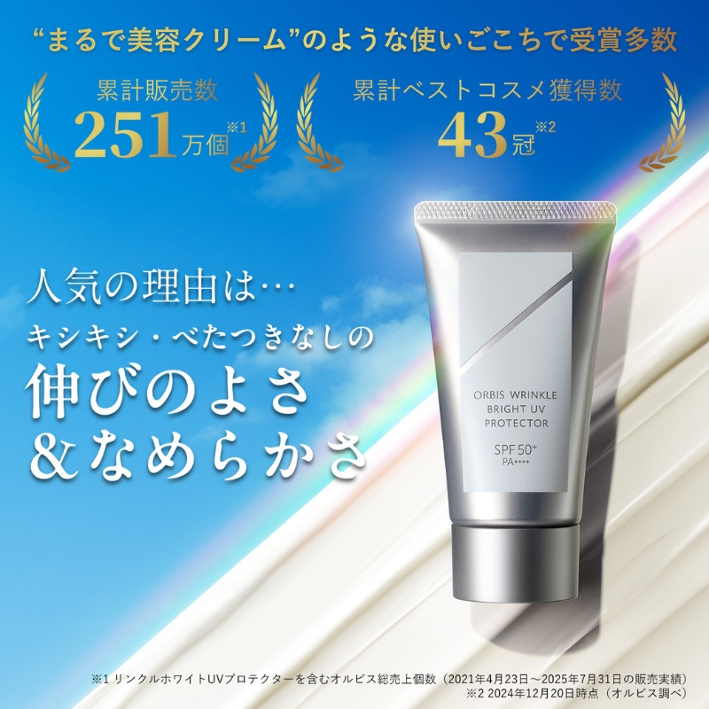 オルビス リンクルブライトUVプロテクター N 50g 医薬部外品 日焼け止め SPF50+ 美容 夏 紫外線対策 静岡 袋井市