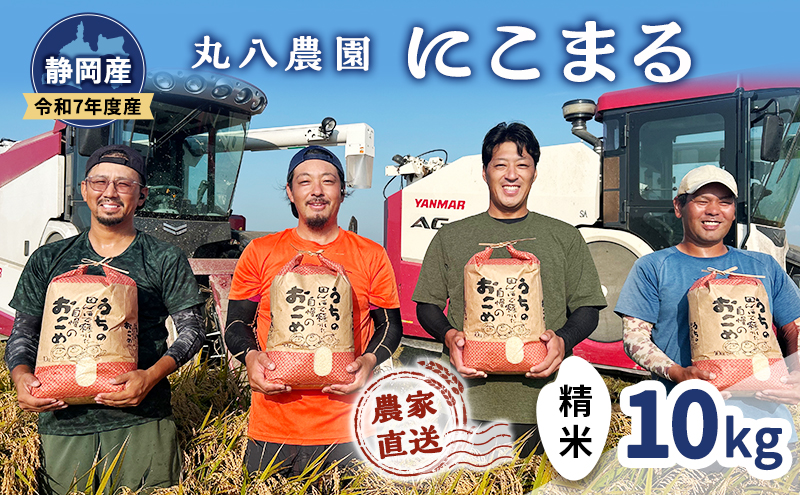 お米 令和7年度産静岡産にこまる精米 10kg 米 コメ にこまる 精米 白米 袋井市 静岡県