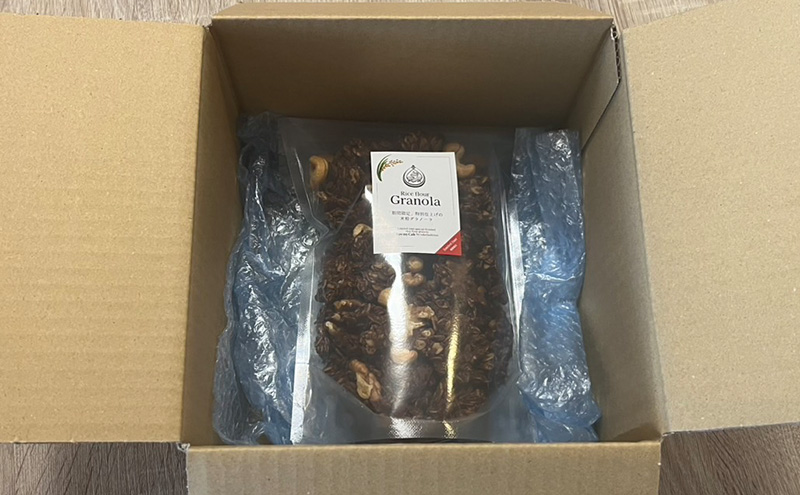 米粉のココアグラノーラ 400g　3ヵ月 グラノーラ シリアル 米粉 オートミール グルテンフリー 食物繊維 袋井市 静岡県