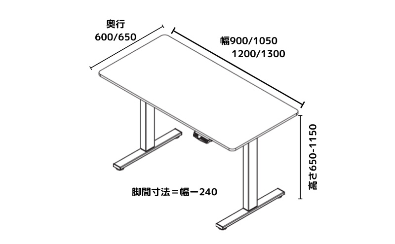 Holis コンパクト電動昇降デスク DD-HC12065-NB 机 デスク リモートワーク 在宅 テレワーク パソコンデスク 電動 昇降 ワークデスク 収納 書斎 静岡 袋井市