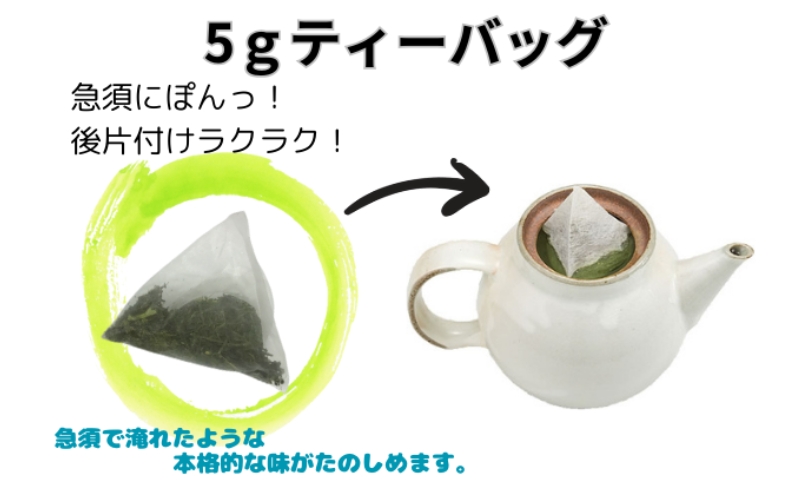 本格深蒸し煎茶ティーバッグ 詰合せ(1)（2g[10個入]×3袋・5g[10個入]×2袋）