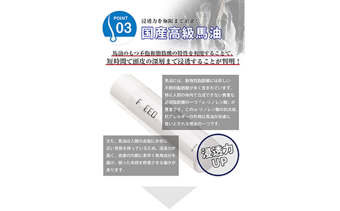 薬用ウーマフリード1本 育毛剤 頭皮 ケア 馬油 髪 頭髪 中高年 加齢 人気 厳選 袋井市 美容 