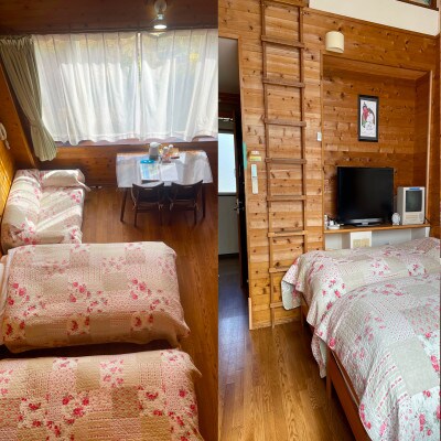 ペロはまなこ 宿泊券 1年間有効「素泊まりプラン」限定日なし3名様 10畳洋室　ペットと泊まれる【1387785】