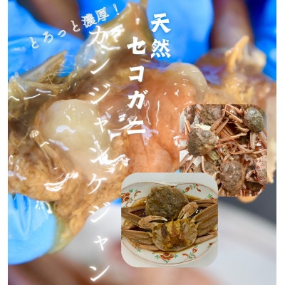 【漁師特製】セイコガニカンジャンケジャン5杯【配送不可地域：離島】【1499159】