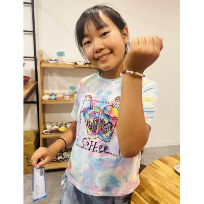 天然石ブレスレット製作体験【小人1名様】3歳〜小学生【1620389】