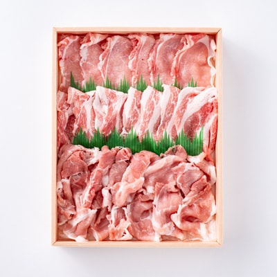 【豚肉　食べ比べ】湖西ポーク 3種セット(ロース・肩ロース・モモ)合計約470g【配送不可地域：離島】【1635242】