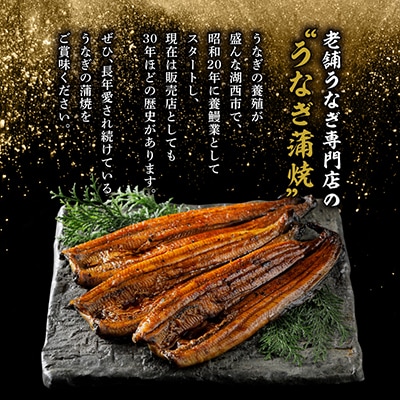 【産地直送】浜名湖産　うなぎ蒲焼 約150g×2尾[かわべのうなぎ]【配送不可地域：離島】【1389386】