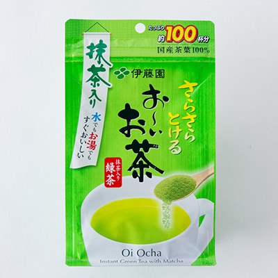 さらさらとける お〜いお茶抹茶入り緑茶 80g×6袋【1549913】