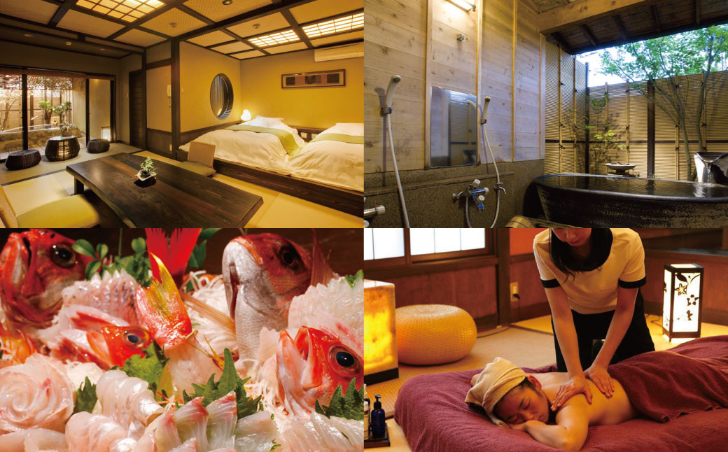 【西伊豆・土肥温泉 和の匠　花暖簾（わのたくみ　はなのれん】宿泊補助券90,000円分