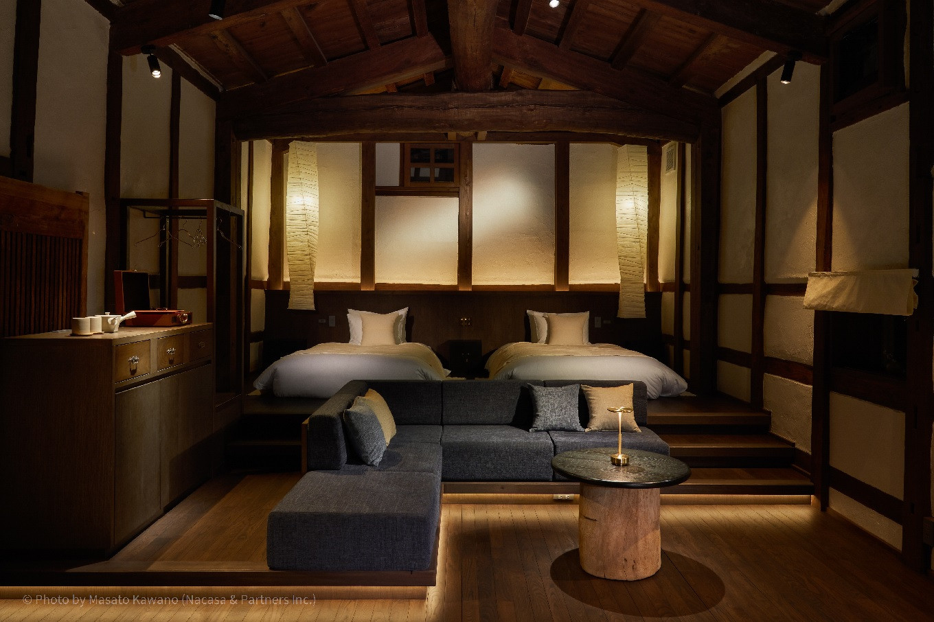 ロクワット 西伊豆 LOQUAT 土肥温泉 蔵一棟貸し 露天風呂付 客室 宿泊券 ２名様（１泊２食付き） ※1日 2組様 限定【 静岡県 伊豆市 ペア カップル 宿泊 温泉 温泉宿 旅行クーポン 静岡 伊豆 蔵 限定 贅沢 ジェラテリア ベーカリー ラグジュアリー 名家 白枇杷 地産地消 】 60-003