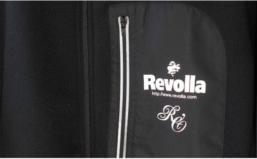 005-104　【ネイビー・L】ポケットロゴ　フリースジャケット　男女兼用