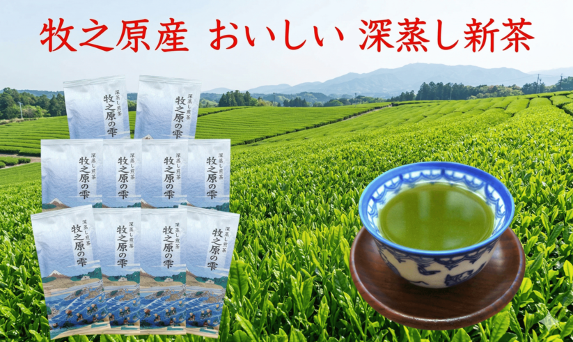 098-5 【5月中旬より新茶出荷】 牧之原産 おいしい 新茶 10本 セット お茶 茶 深蒸し 煎茶 旬 日常 のし 熨斗 贈答 ギフト 静岡県 牧之原市 澤田行平商店