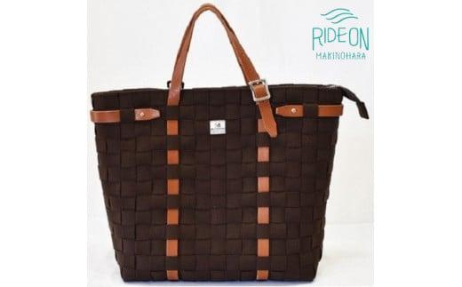 092-5　高級トートバック　拵アクリルトート　ブラウン