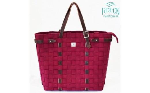 092-8　高級トートバック　拵アクリルトート　ワイン