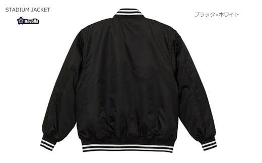 005-110　【ブラック・M】Revolla　中綿入りスタジアムジャケット