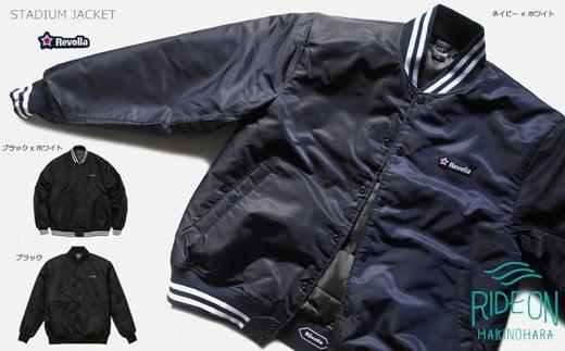 005-110　【ブラック・M】Revolla　中綿入りスタジアムジャケット