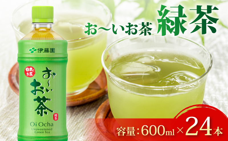 131-29 おーいお茶 緑茶 600mL × 24本 防災備蓄 茶 ペットボトル 飲料 伊藤園