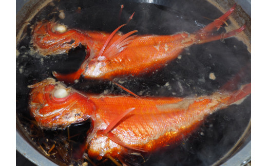 鮮度抜群　稲取キンメ　1尾　姿煮　B019／田村丸水産　金目鯛　煮付け　キンメダイ　静岡県　東伊豆町
