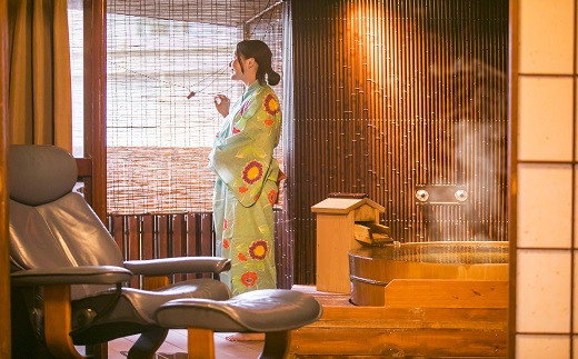 ふたりの湯宿　湯花満開　御宿泊券　F002／チケット　利用券　貸切　温泉　静岡県　東伊豆町