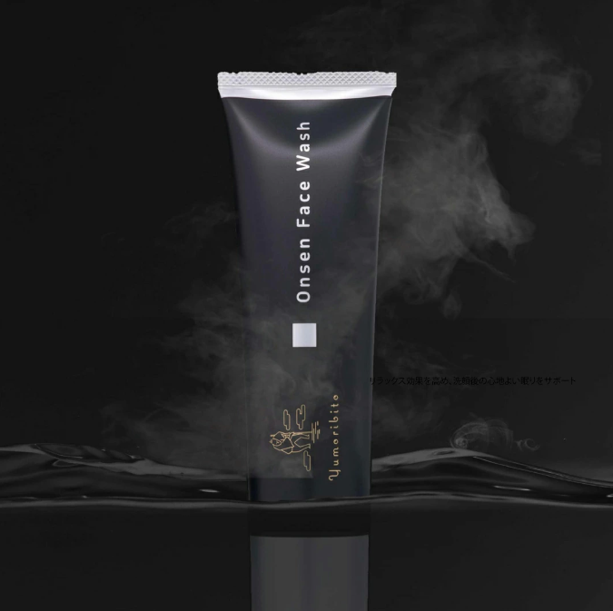 ゆもりびと　温泉　フェイスウォッシュ　メンズ兼用　洗顔フォーム　敏感肌　コラーゲン　ビタミンC　植物エキス　温泉配合　150ｇ　３本セット　1314 ／ 玉翠 静岡県 東伊豆町