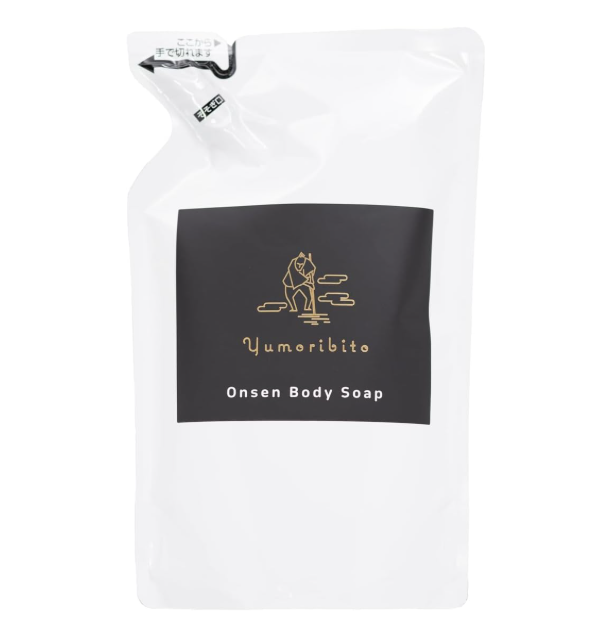 ゆもりびと　温泉水配合　オーガニックボディソープ　詰め替え用　ボタニカル　保湿　ヒアルロン酸　国産500ml　1315 ／ 玉翠 静岡県 東伊豆町