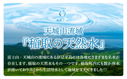 稲取の天然水　ラベルレスボトル　4箱　2L　24本　A033 ／イオン　シリカ　静岡県　東伊豆町