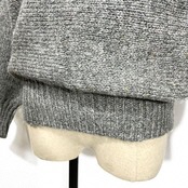 499 ALPACATWEED TOPS（LIGHT GRAY）アルパカツイード トップス（ライトグレー）ハイネック☆アルパカ ニットウェア １点物