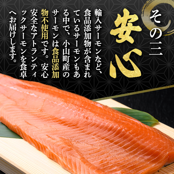 小山町産アトランティックサーモン（アラ×２パック）