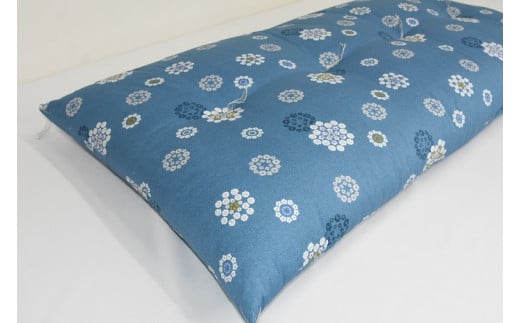 手作り大判長ザブトン（ブルー系）