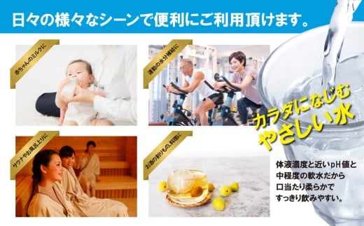 【 定期便 6ヶ月コース 】 富士山の天然水 2L × 6本入 × 6回