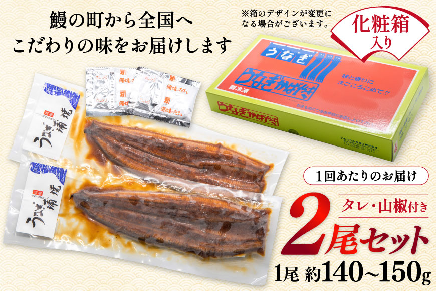 うなぎ 国産 蒲焼 定期便 145g前後 2尾 3回 総計6尾 真空パック タレ 山椒 付き 冷凍 [マルニうなぎ加工 静岡県 吉田町 22424474] 鰻 ウナギ 蒲焼き うなぎ蒲焼 うなぎ蒲焼き 鰻蒲焼き ウナギ蒲焼き 国産うなぎ蒲焼き unagi