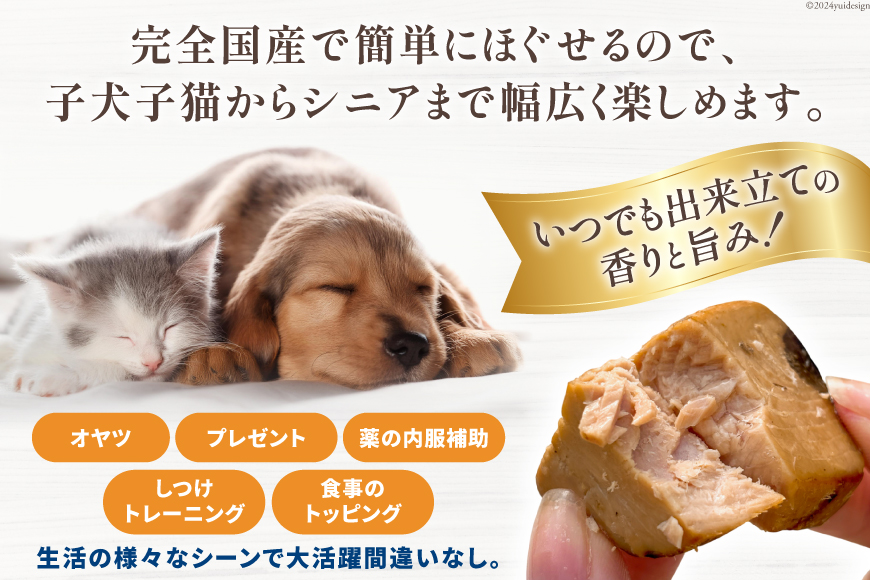 12回 定期便 ペットフード 犬 猫 NAMAプレミアム 犬猫用 おやつ 天然本鰹 160g 3袋 総計5.76kg [25Holdings Japan 静岡県 吉田町 22424414] 犬用 猫用 ドッグフード キャットフード エサ 餌 いぬ ねこ ペット 国産 個包装