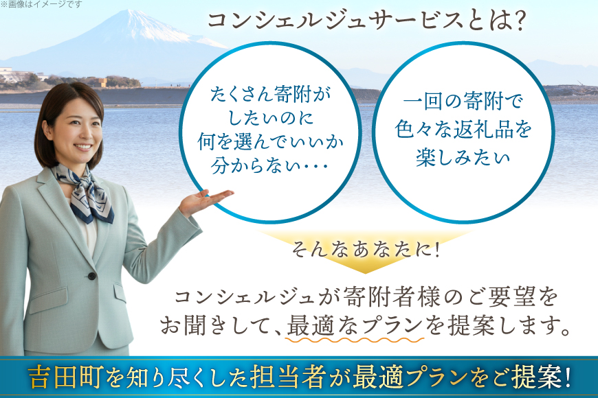 【あなただけの返礼品をお届け!】 コンシェルジュ サービス 寄附金額 30万円 オーダーメイド プラン [結デザイン有限会社 静岡県 吉田町 22424694]