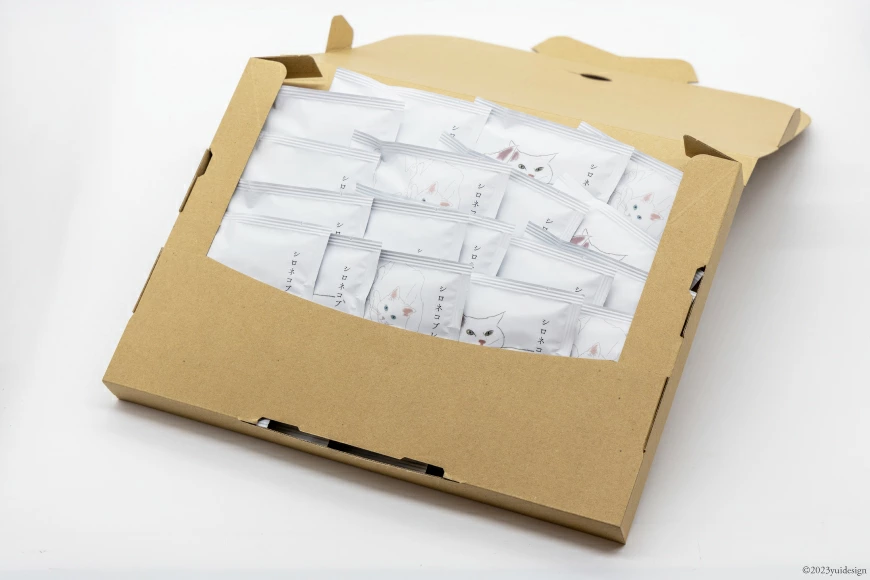 シロネコブレンド ドリップパック コーヒー 18個セット(18杯分) [自家焙煎珈琲豆シロネコ 静岡県 吉田町 22424216] 珈琲 ドリップバッグ 個包装