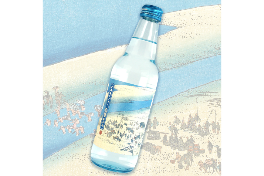 サイダー 東海道サイダー 340ml × 20本 [翔栄通商 静岡県 吉田町 22424715] 炭酸 炭酸飲料 瓶 ソーダ 浮世絵 ご当地サイダー 木村飲料