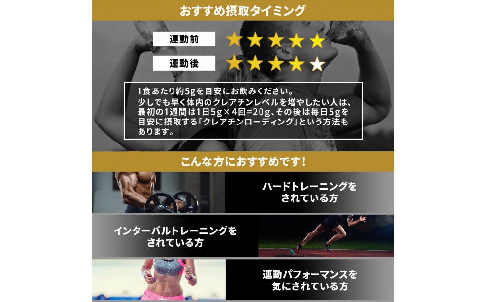 ハルクファクター クレアチン モノハイドレート 610g 122食分 ピュア パウダー 無添加 サプリメント